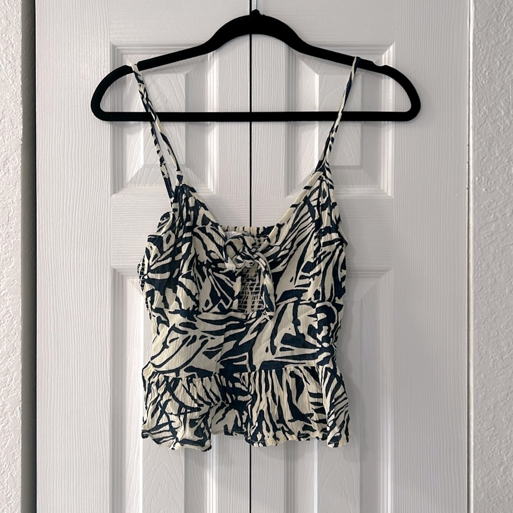 NWOT. Patrons of Peace. Size small. Adjustable strap & front tie.